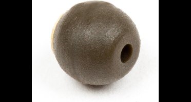 Fox Edges Tapered Bore Bead - Green - 4mm - Groen