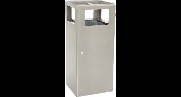 As-Papierbak Piramide (basis) RVS