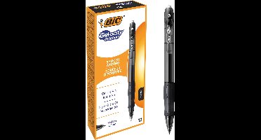 BIC Gel-ocity Original - Gelschrijver - Zwart medium - 12 stuks