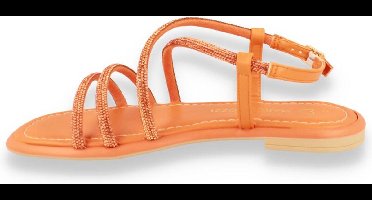 Marco Tozzi Dames Sandaal | Oranje | Maat: 38