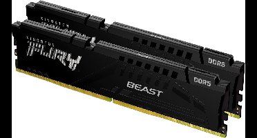 Kingston - RAM-geheugen - FURY BEAST - KF556C40BBK2-16 - 16GB - DDR5 - DIMM - 5600MHz - 2 x 8 GB