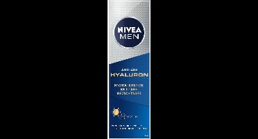 NIVEA MEN Hydraterende Anti-Age Gezichtsgel - Normale en rijpe huid - Anti-Aging Creme Gezicht - Gezichtscreme Met hyaluronzuur - 50 ml