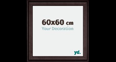 Your Decoration - Fotolijst 60x60 cm - Hout - Bruin - Birmingham