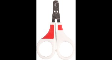 Flamingo Nagelschaar Kat - Fausto - Rood/Wit - 9x5,9cm