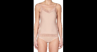 Ten Cate Secrets spaghetti top met kant walnut voor Dames | Maat M