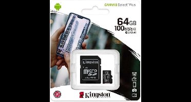 Kingston - Class 10 - SDCS2 - 64GB - Micro