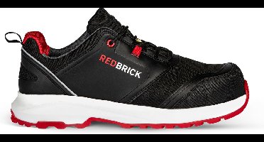 Redbrick Pulse Laag S3 ESD 32320 - Zwart/Rood - 44