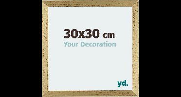 Your Decoration - Fotolijst 30x30 cm - MDF - Goud Glans - Mura