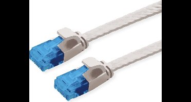 VALUE UTP patchkabel, Cat.6A (Class EA), extra plat, grijs, 1,5 m