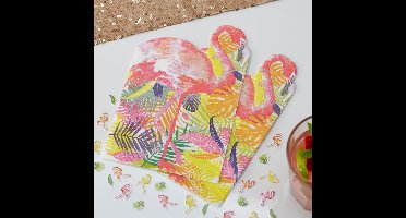 Ginger Ray - 20 Servetten Flamingo Fun