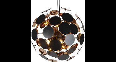 TRIO DISCALGO - Hanglamp - Zwart mat - excl. 6x E14 4 W - Plafondbevestiging - In hoogte verstelbaar