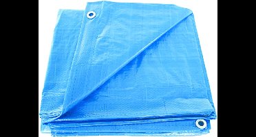 Creative Kids Zwembad Afdekzeil - 305 x 204 cm - UV-Bestendig - Waterproof - met Bevestigingskoord - Blauw