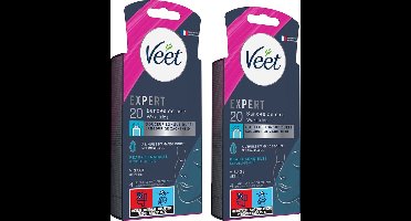 Veet - Expert - Koude Wasstrips - Gezicht 20st - 2 Stuks - Voordeelverpakking