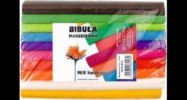 Crêpepapier, 10 kleuren