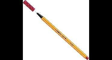 STABILO point 88 - Fineliner 0,4 mm - Donkerrood - per stuk