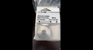 Homefix karrosserie-ring rvs-A2. M10. 8 stuks Ringen.