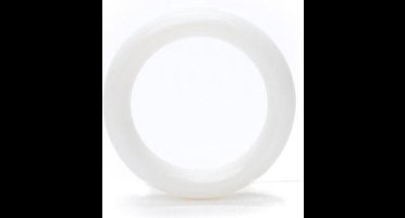 Durable plastic ringetjes, 20mm, 5 stuks kleur wit
