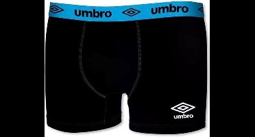 Umbro boxershort heren - mannen onderbroek - perfecte pasvorm - Medium - blauwe elastiek