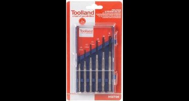 Toolland Precisieschroevendraaierset, 6-delig, kruis/plat, antislip handgreep