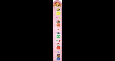 Groeimeter Paw Patrol Roze