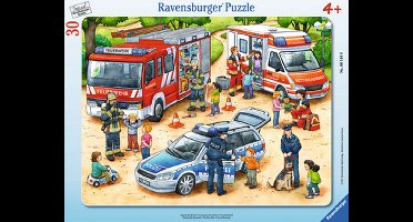 Ravensburger Puzzel Framepuzzel Spannende Beroepen - 30 stukjes - Kinderpuzzel