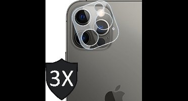 Camera Screenprotector geschikt voor iPhone 13 Pro Max - 3x Glas Screen Protector
