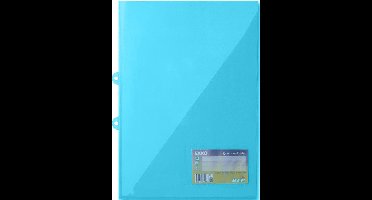 EXXO-HFP #34536 - A4 Offertemap - Transparant Polyprop - Kaartvenster - Groen - 10 stuks (1 pak @ 10 stuks)