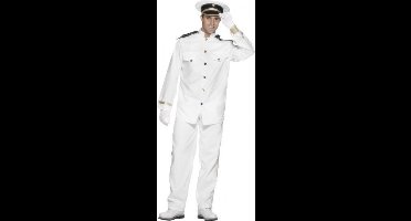 Smiffys Carnaval verkleed kostuum - Kapitein - Love Boat - voor volwassenen 48/50