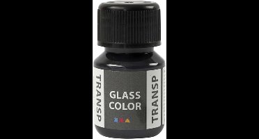 Creotime Glas- & Porseleinverf Glass Color 30 Ml Zwart