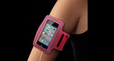 Sportarmband voor hardlopen voor iPhone 4/4S & iPod touch 4 - Roze OP=OP