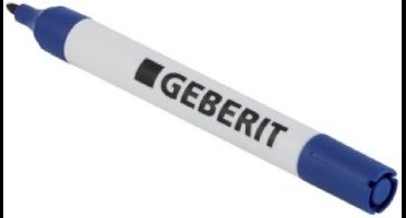 Mapress Geberit - Merkstift/-krijt viltstift, blauw, bestand tegen water - 90358