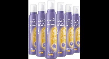 Andrélon Perfecte Krul Styling Haarmousse - 6 x 200 ml - Voordeelverpakking