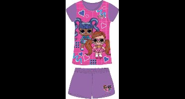 LOL Surprise pyjama - maat 98 - L.O.L. Surprise! shortama - paars