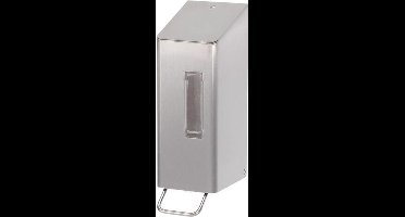 SanTRAL® Classic NSU 5 E/S Steel Touch (ST), dispenser voor vloeibare zepen en desinfectiemiddelen, 600 ml, gepolijst roestvrij staal, met anti-vingerafdrukcoating