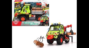 Dickie Toys Unimog U530 - 50 cm - Bestuurbare kraan - Licht & Geluid - Speelgoedvoertuig