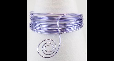 Vaessen Creative Aluminium Draad - 2mm - 50m - Zacht Lila