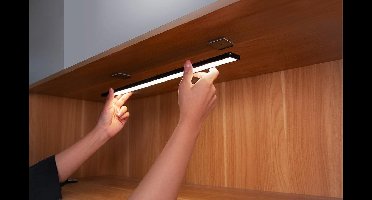 Yeelight kastverlichting met motionsensor - 135 lumen- Zwart - 60cm - oplaadbaar