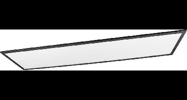 REALITY ALPHA - Plafondlamp - Zwart mat - incl. 1x SMD 34 W - Wand- en plafondmontage - Lichtbron niet vervangbaar - Niet dimbaar