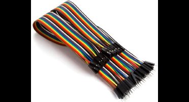 Whadda 40-polige Draadbrug 15 Cm Pvc/koper Man/vrouw