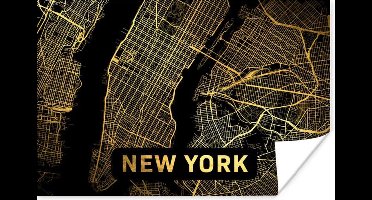 Poster New York - Plattegrond - Abstract - 30x20 cm - Stadskaart