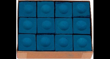 Biljartkrijt Master blauw box 12st