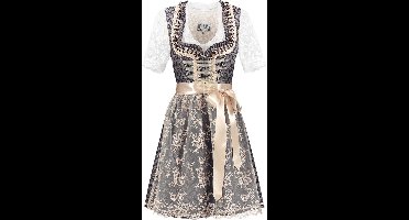 Dirndl Blauw-Crème deluxe Star Collection