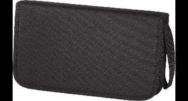 Hama Nylon wallet voor 64 CD/DVD/Blue-ray zwart