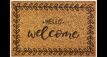 MD Entree - Deurmat - Kokosmat - Finesse - Hello - 40 x 60 cm