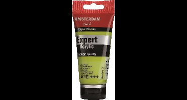 Amsterdam Expert Acrylverf - Groene Acrylverf - #617 Geelgroen - Acrylic Paint - Acrylaatverf – Acrylic Paint – Hobbyverf – Kunstschildersverf - Pigmentrijke Sneldrogende Verf - Hobbyverf Groen - 75ml