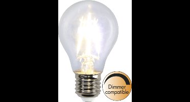Standaard bol - E27 - 4W - Extra Warm Wit - 2700K - Dimbaar - Filament - Helder