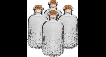 Set decoratieve flesjes 240ml - likeurflesjes