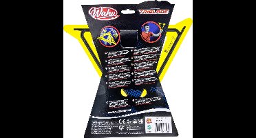 Wahu Triblade Boomerang - Geel - Lichtgewicht Boemerang - Zacht - 29cm