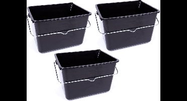 3x Veba Verfemmer Zwart 8 liter  - Voordeelverpakking