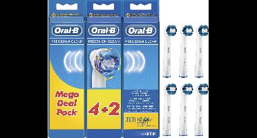 6x Oral-B Opzetborstels Precision Clean 6 stuks